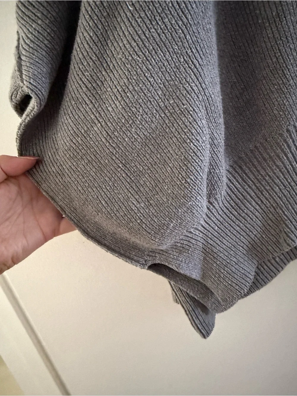 Free People Easy Street Tunic Sweater Grey